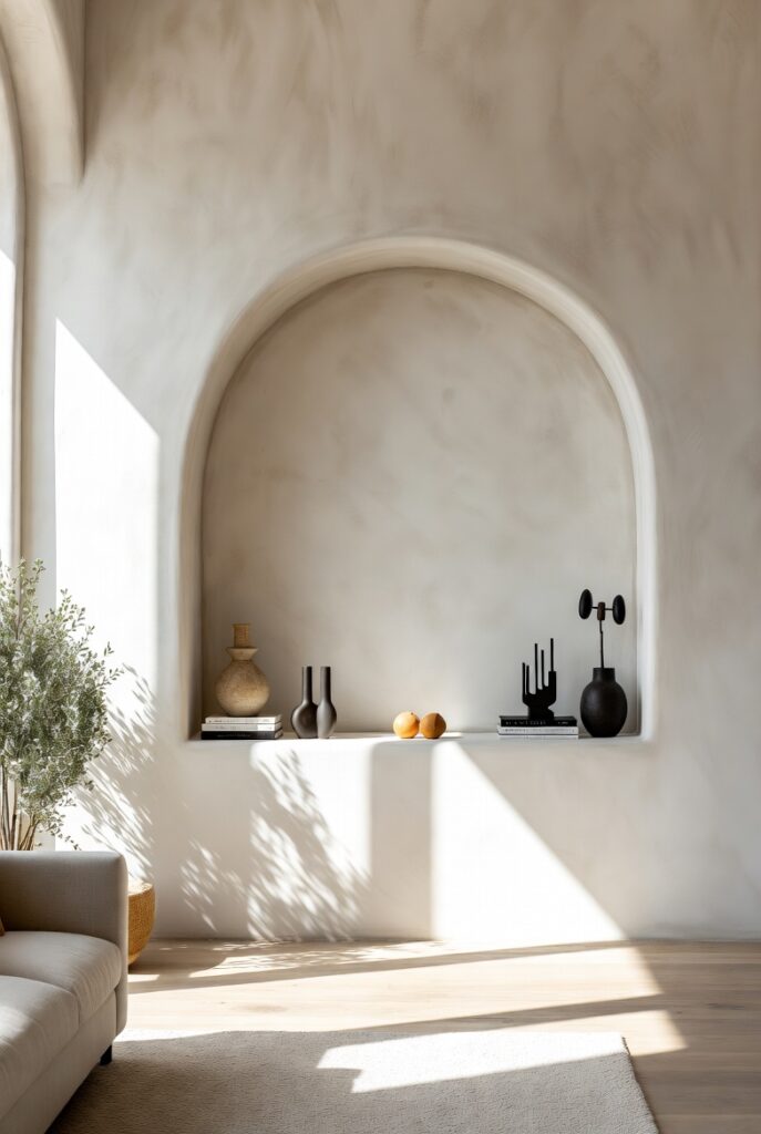 1. Arched Display Niche