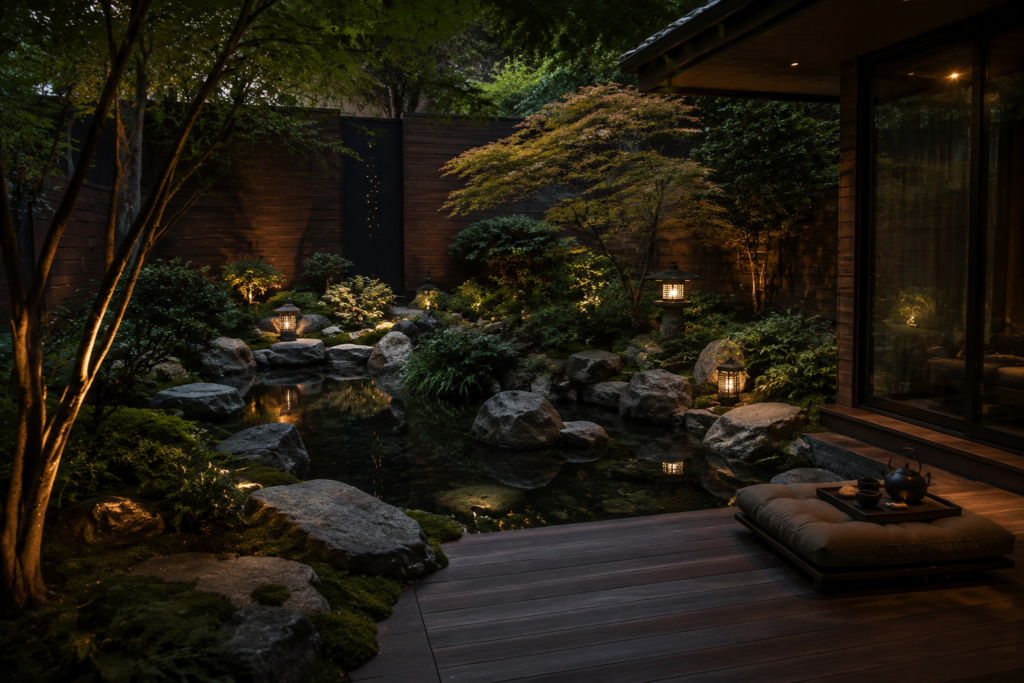 1. Raked Gravel and Sand Garden