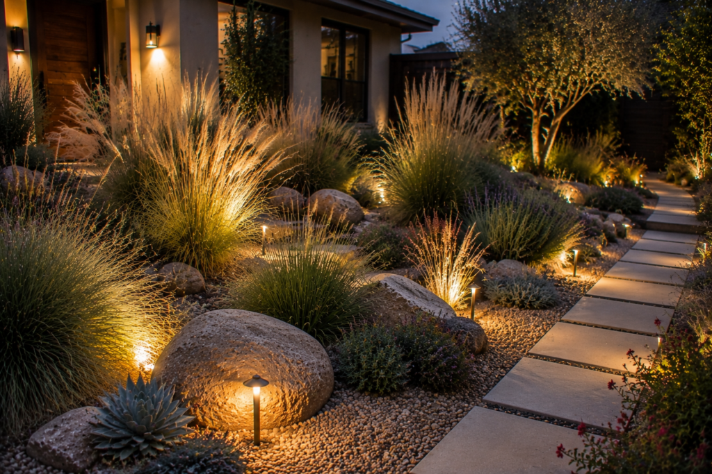 10. Ornamental Grass Xeriscape