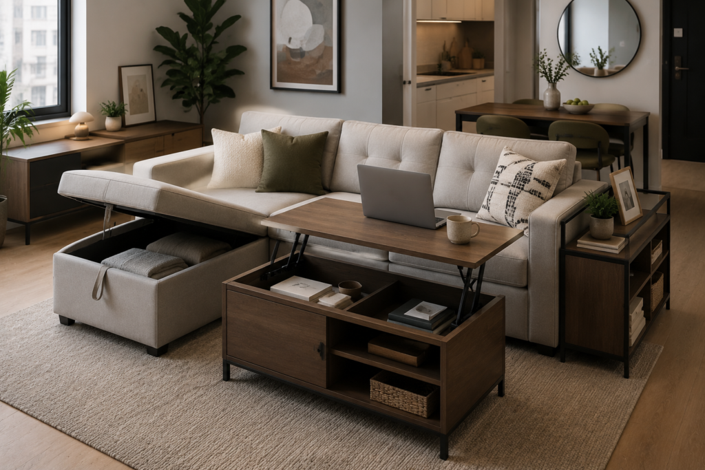 10. Use Multifunctional Furniture