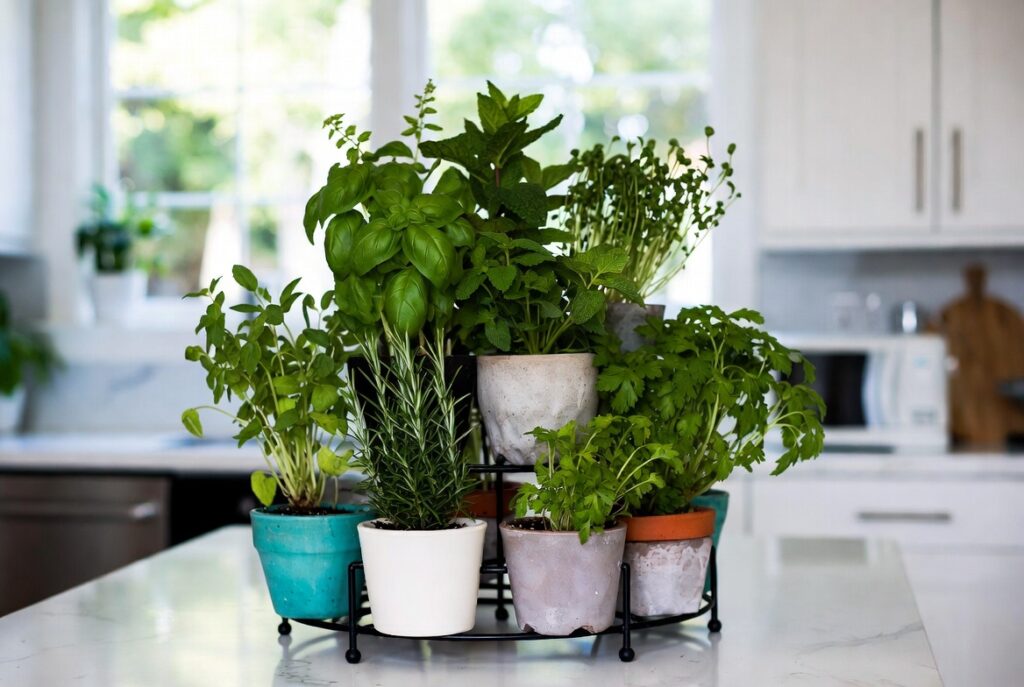 10. Use a Tiered Plant Stand
