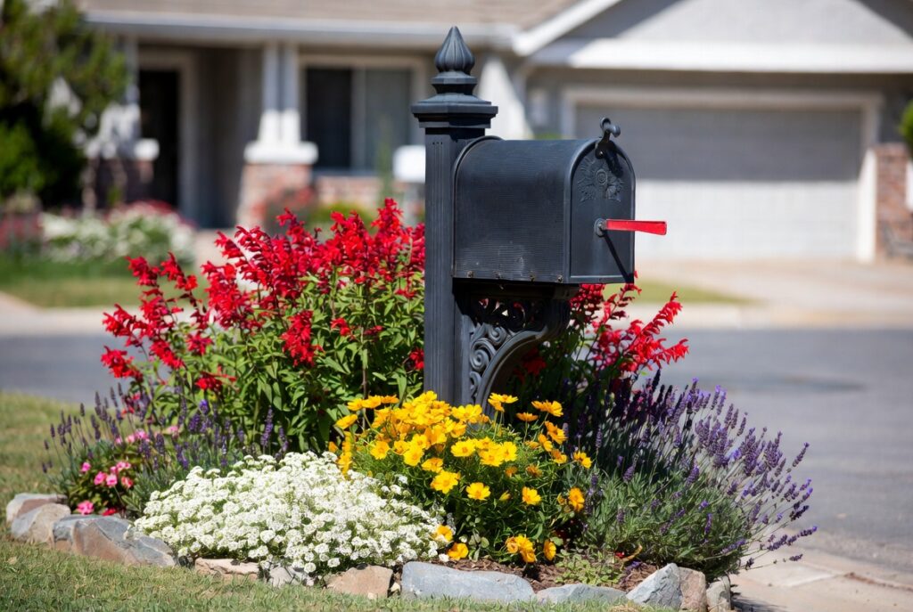 11. Add a Mailbox Garden Bed