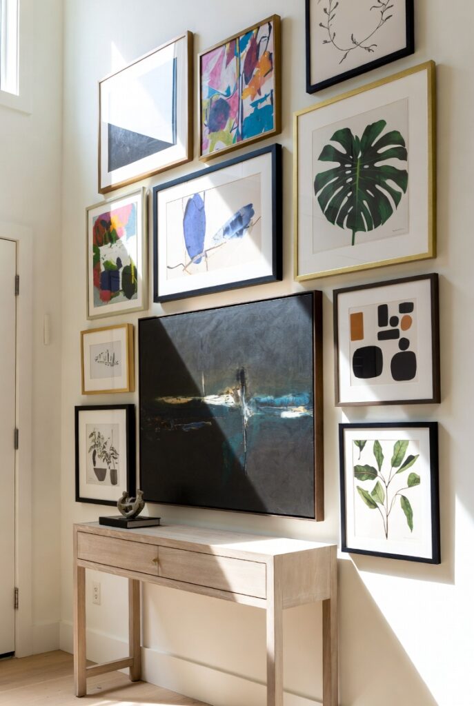 11. Display Art to Set the Tone
