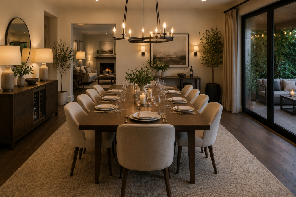 11. Layout a Dining Room for Entertaining