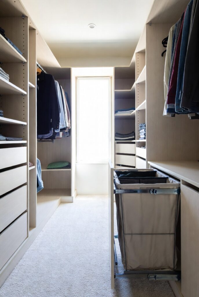 12. Add Hidden Laundry Storage