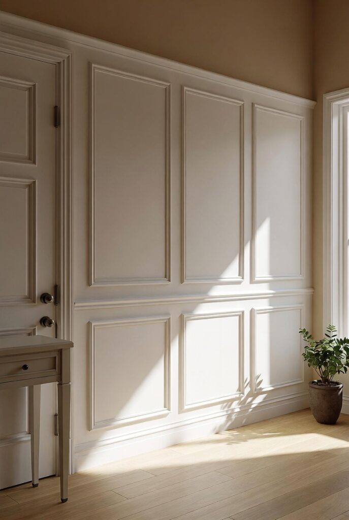 12. Add Wainscoting or Wall Paneling