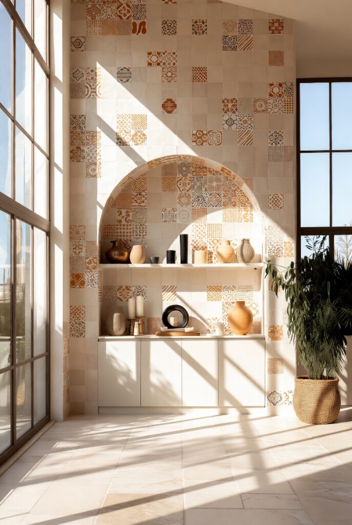 13. Tiled Statement Niche