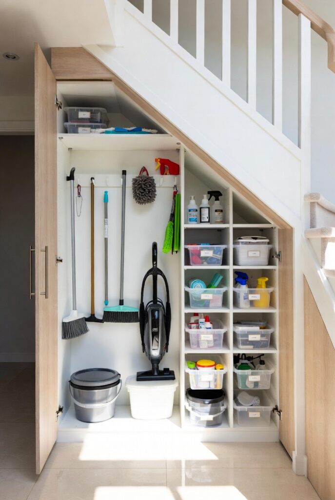14. Create a Cleaning Supply Closet