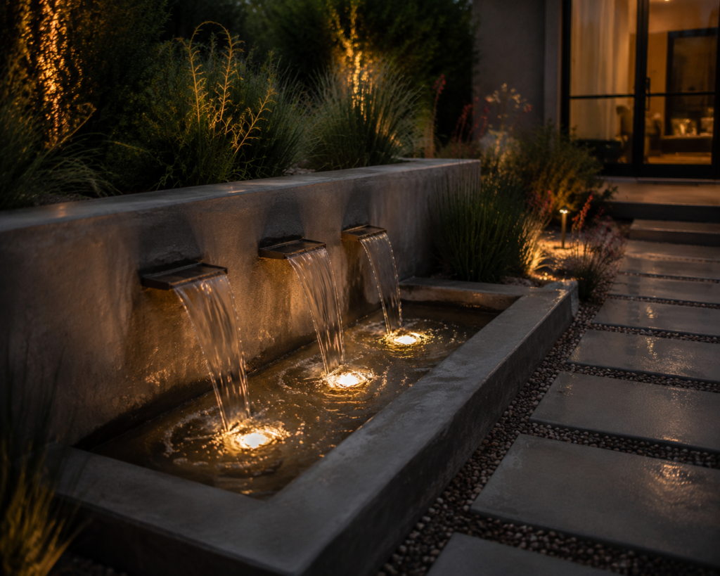 15. Recirculating Water Feature