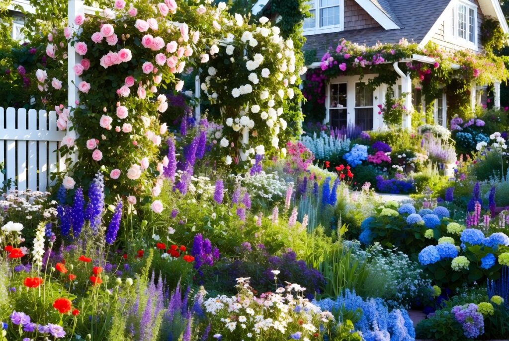 15. Try a Cottage Garden Style