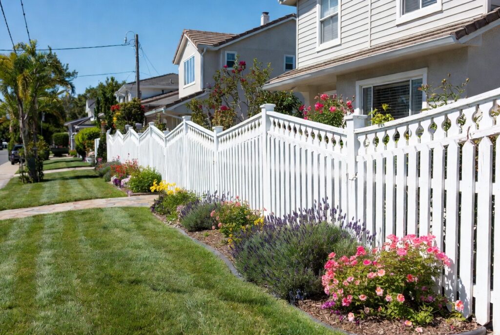 16. Add a Low Decorative Fence