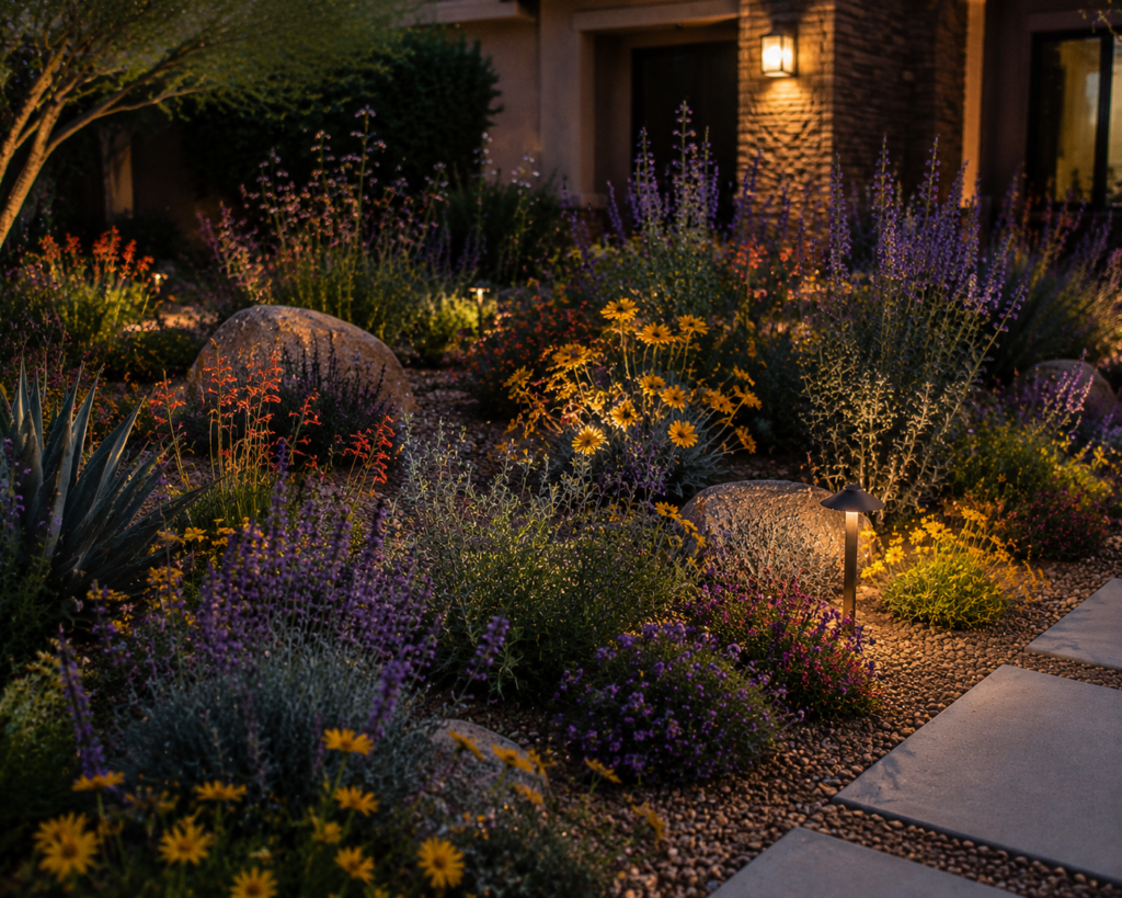 16. Pollinator Xeriscape Garden