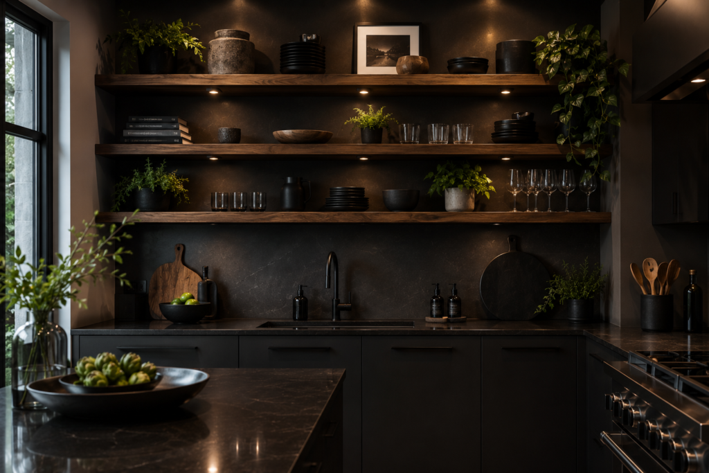 17. Style Open Shelving