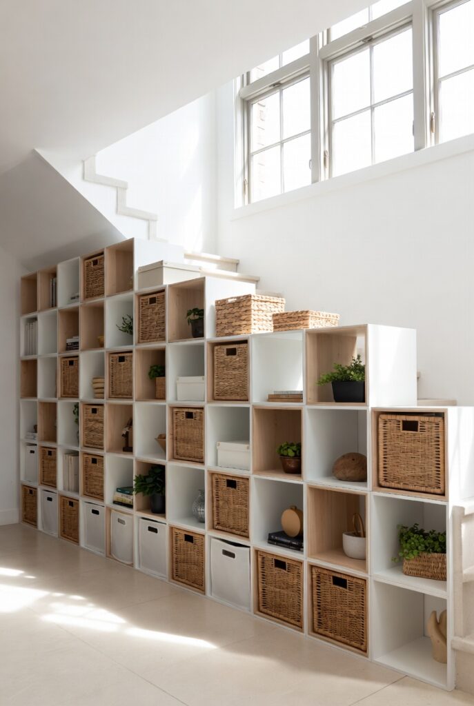 17. Use Cube Shelving Units