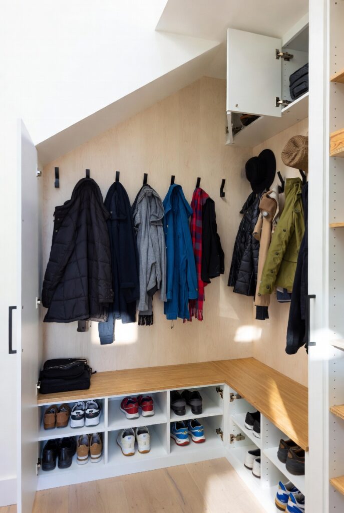 18. Add Hooks and a Coat Closet