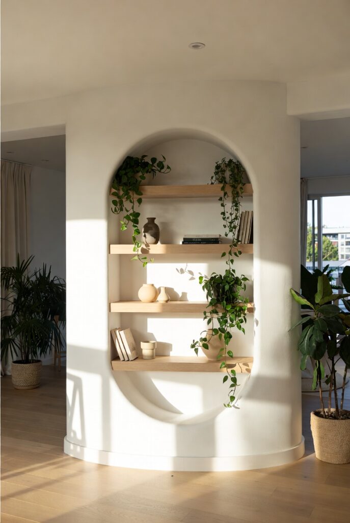 19. Corner Curved Niche