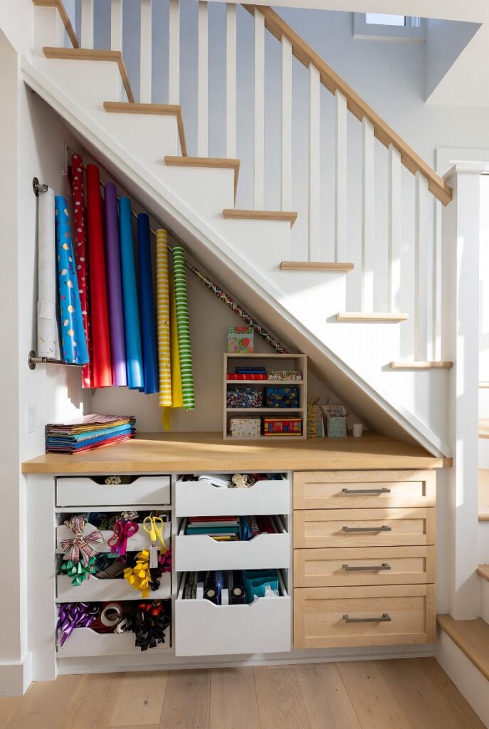 19. Create a Gift Wrapping Station