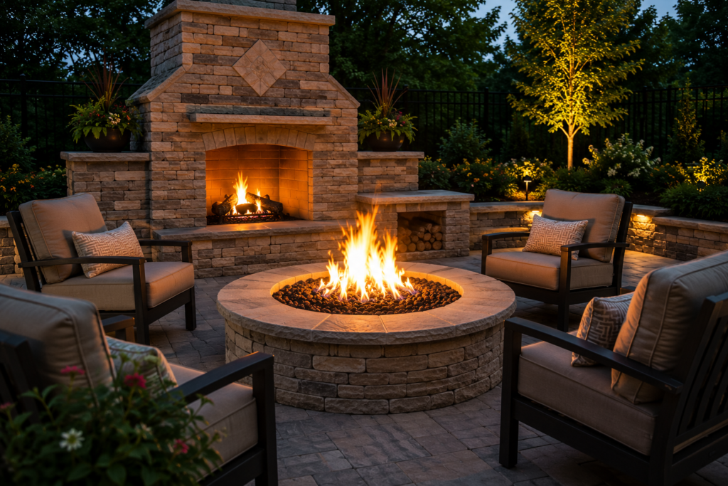 3. Add a Fire Pit or Outdoor Fireplace