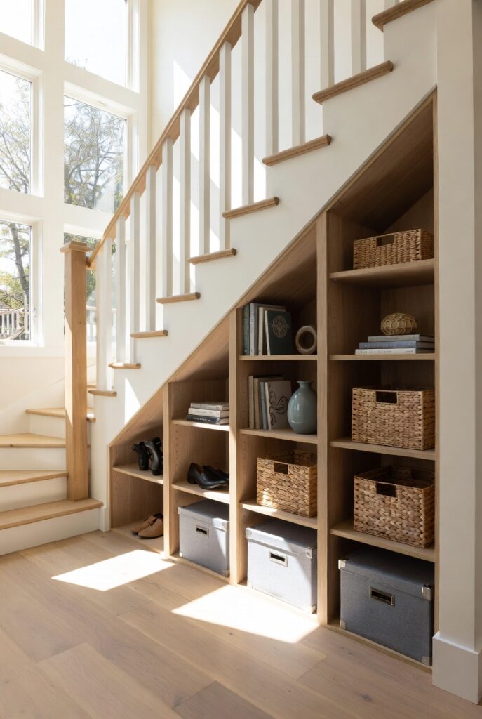 3. Install Open Shelving