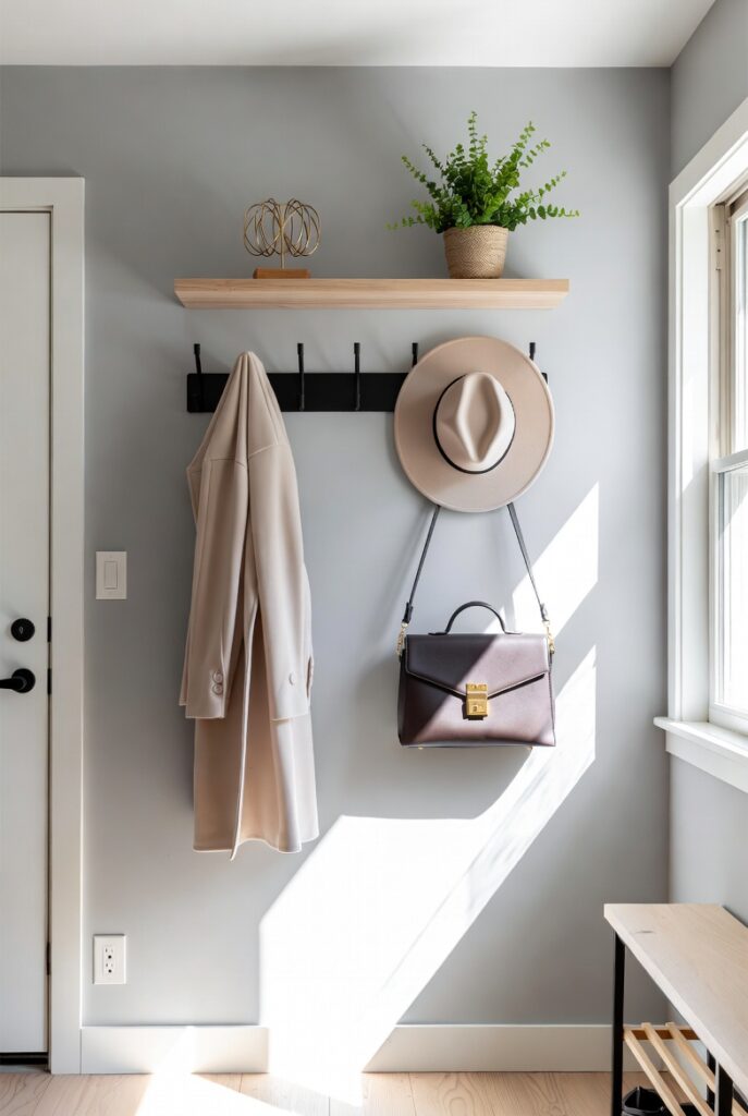 3. Install a Practical Wall Hook System