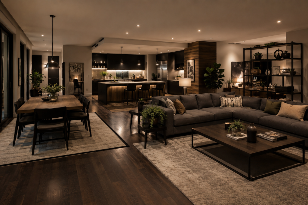 4. Define Zones in Open Plan Spaces