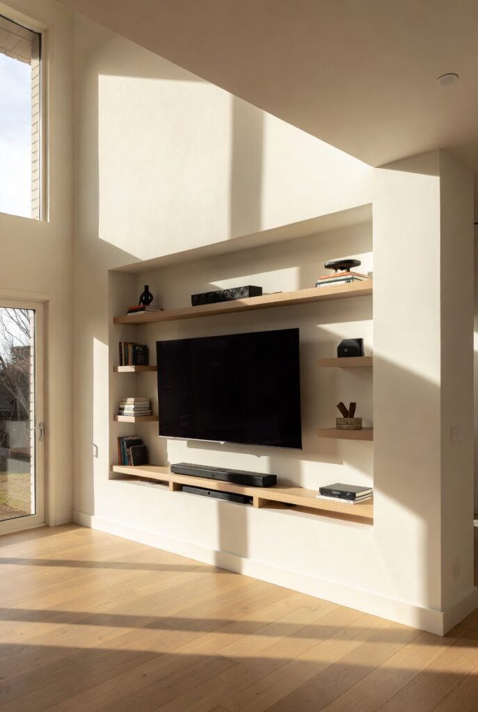 4. TV and Media Wall Niche