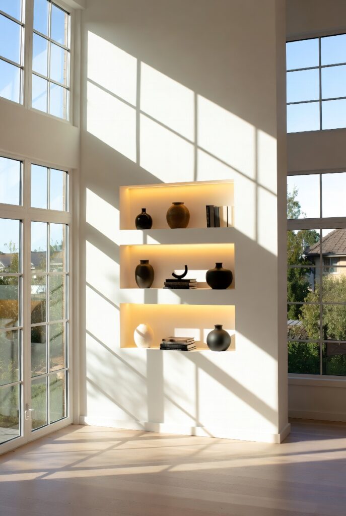 5. Illuminated Accent Niche