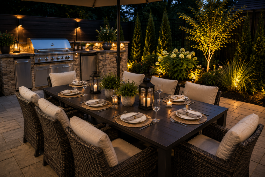 5. Install Outdoor Dining Area