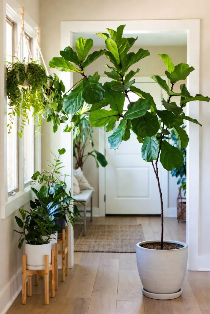 5. Place a Welcoming Plant or Greenery
