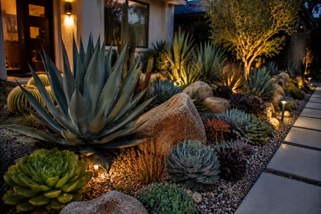 5. Succulent and Agave Garden