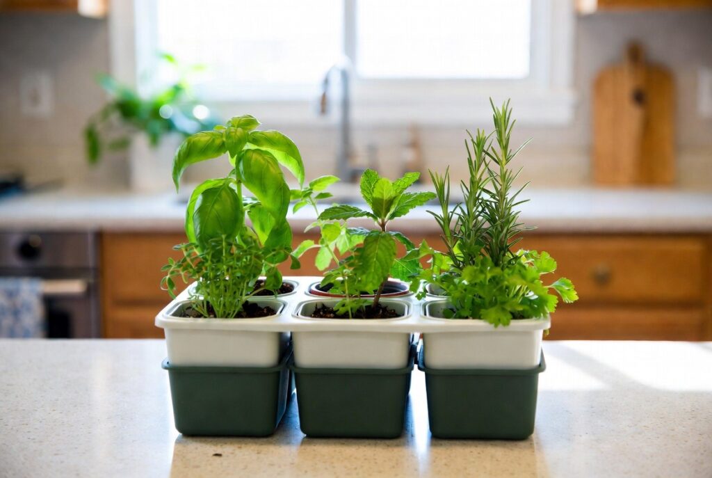 5. Try a Countertop Herb Garden Kit