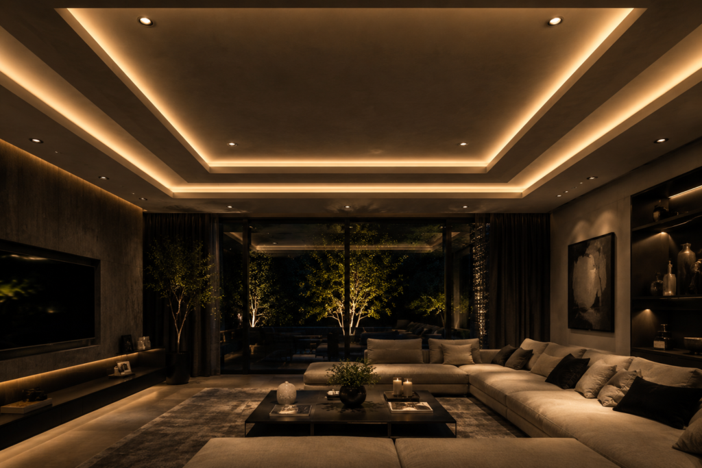7. Design Your Ceiling as a Fifth Wall