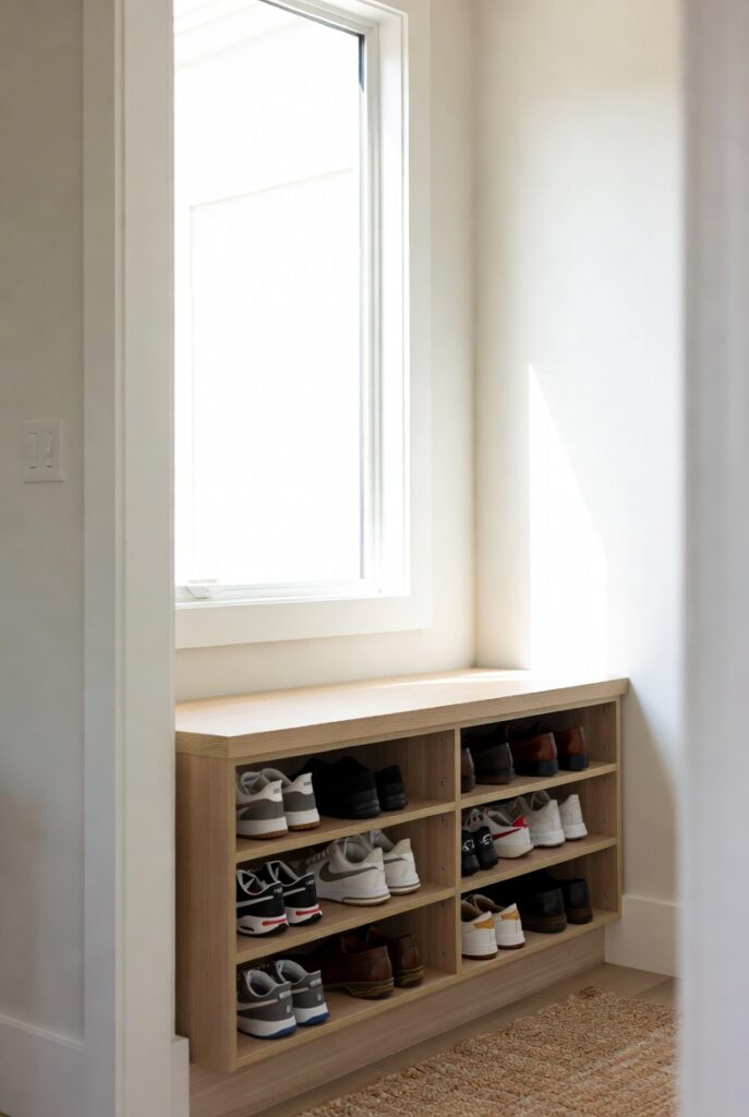 7. Install Smart Shoe Storage