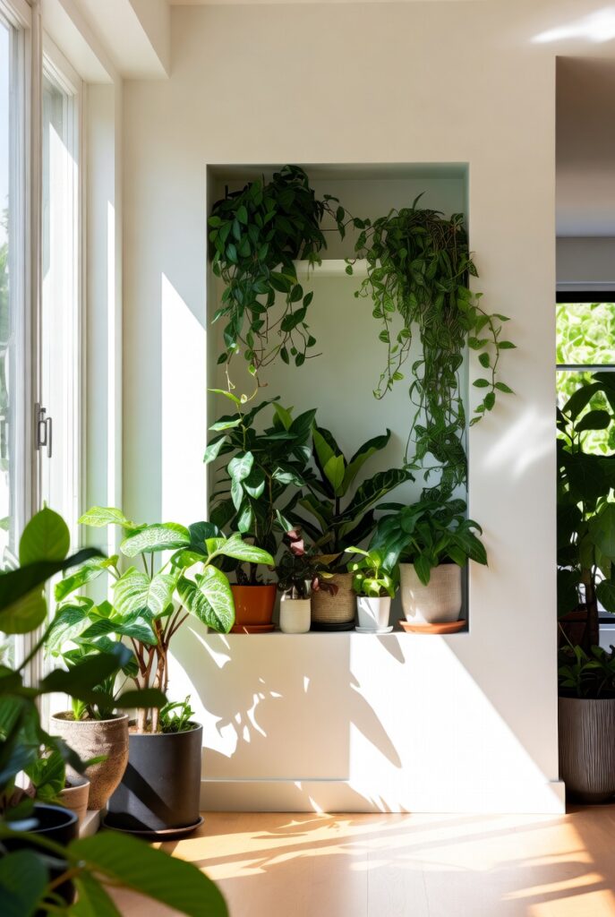 7. Plant and Greenery Niche