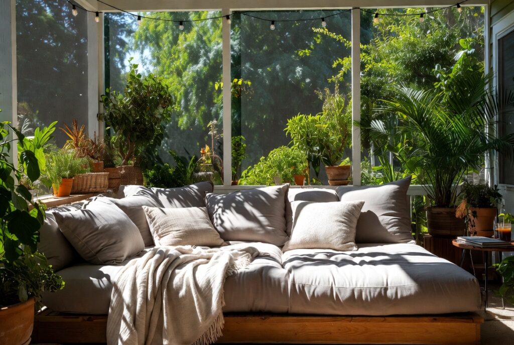 9. Add a Daybed or Outdoor Sofa Bed