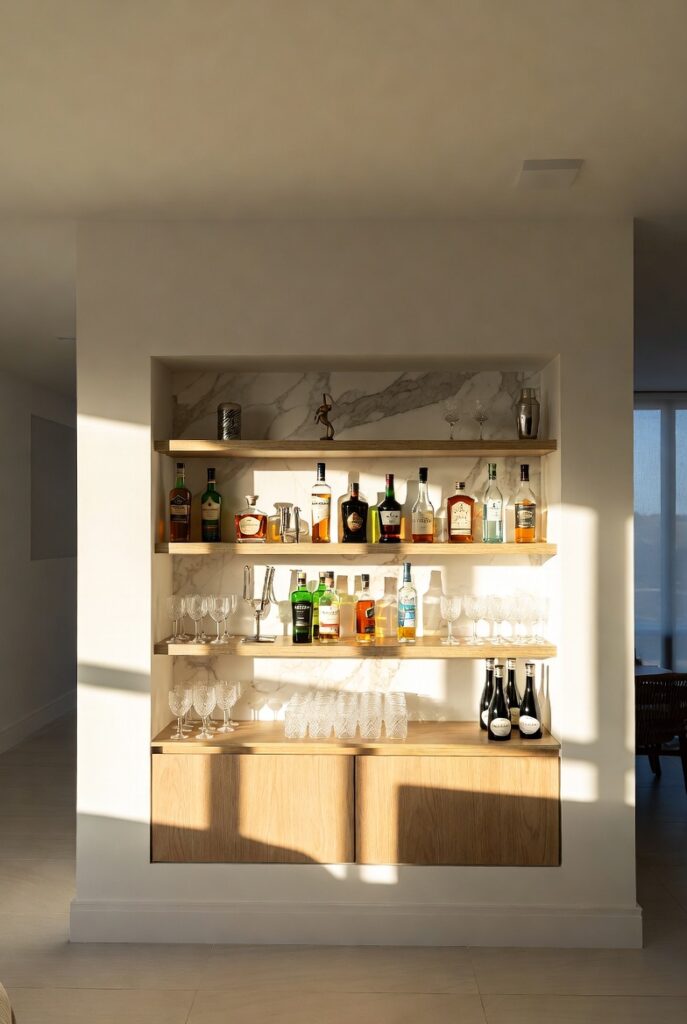 11. Mini Bar or Drinks Station Niche