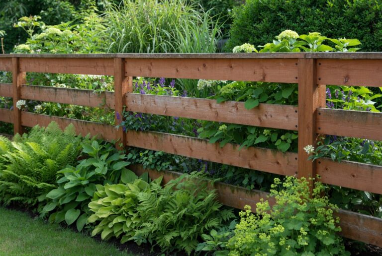 20 Wood Fence Ideas to Enhance Privacy and Curb Appeal