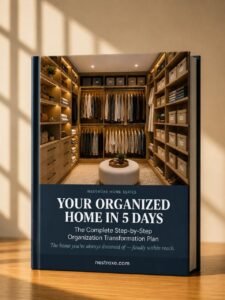Your Organized Home in 5 Days - eBook cover