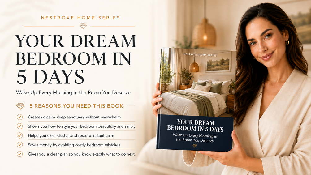 Bedroom sanctuary digital decor guide ebook cover