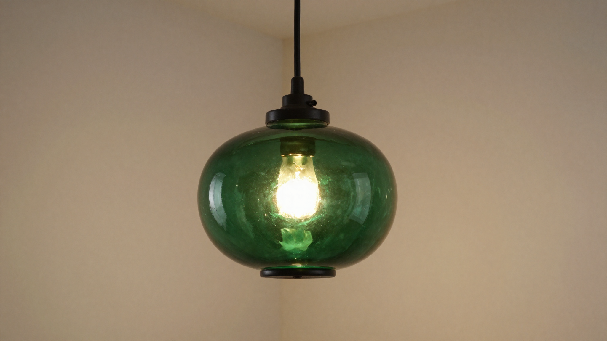 living room lighting ideas colored glass pendant