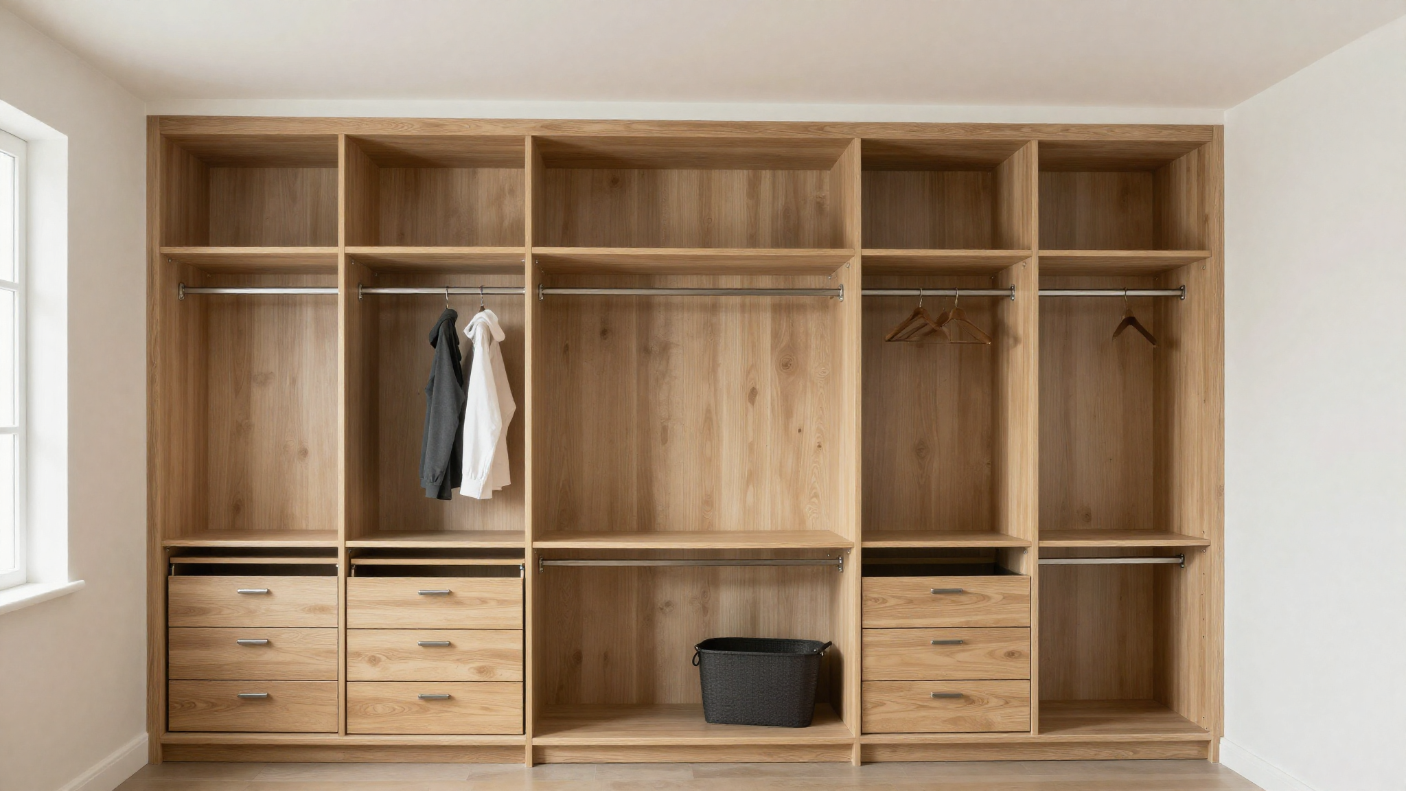 bedroom storage ideas tall ceiling height wardrobe