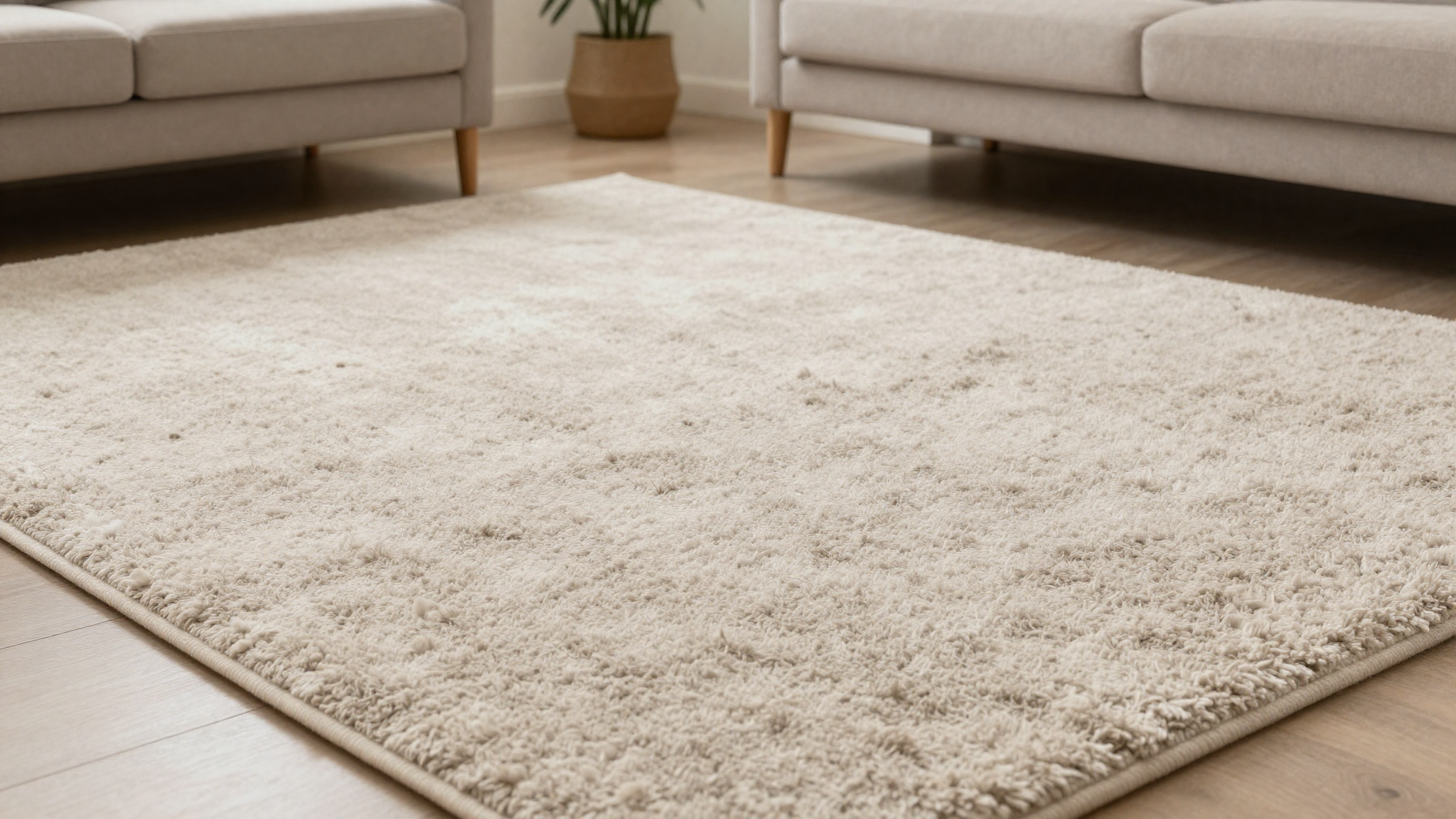 living room rug ideas high pile plush texture