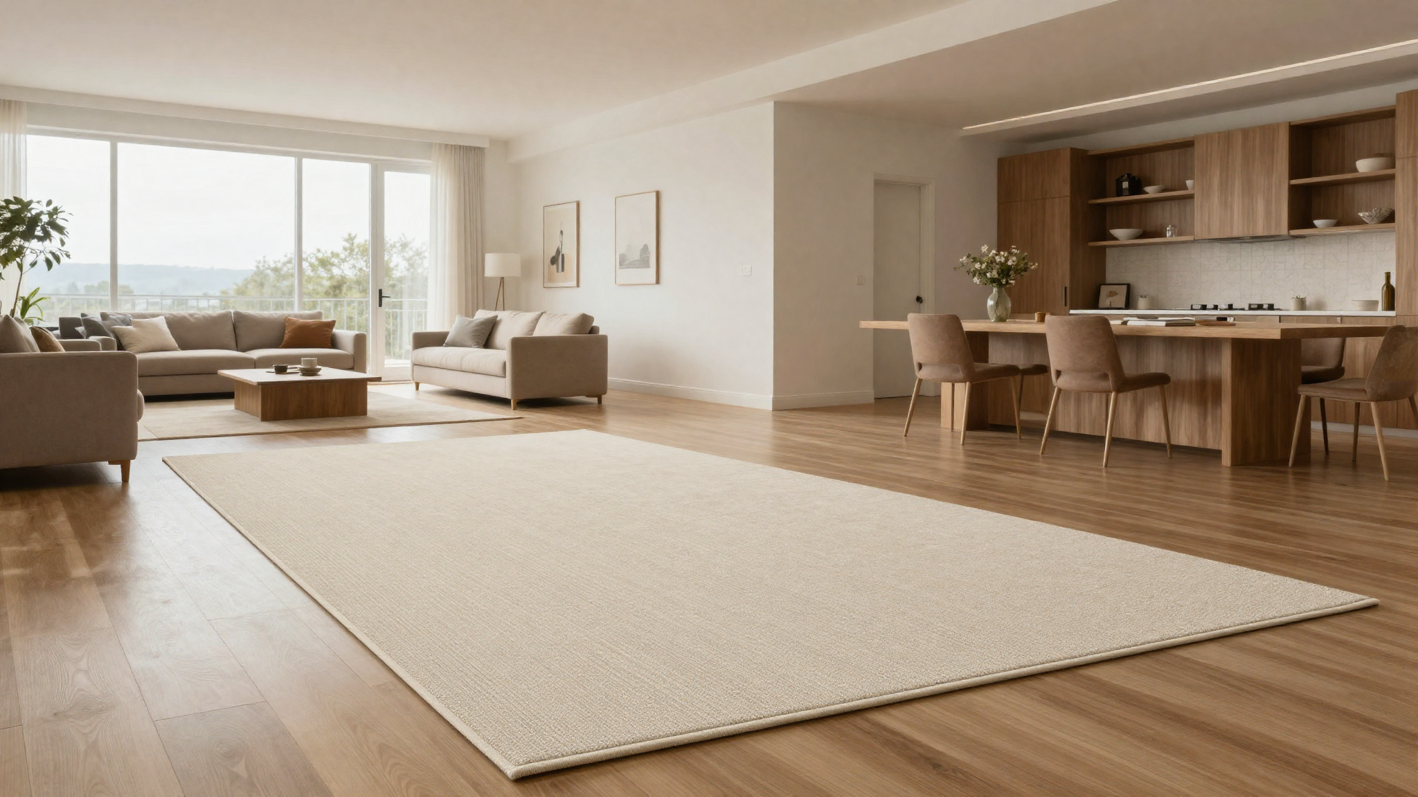 living room rug ideas runner defining zone open floor plan