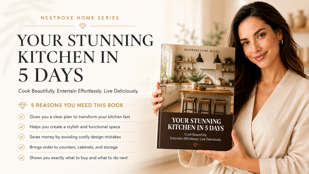 Kitchen and dining digital decor guide ebook cover