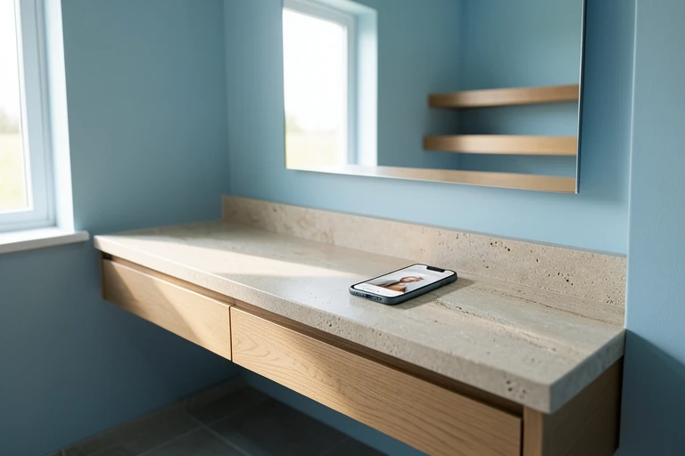 Duplicate bathroom accessories being removed to simplify cleaning