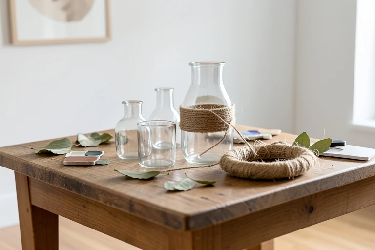 Coordinated fall DIY using simple budget craft materials
