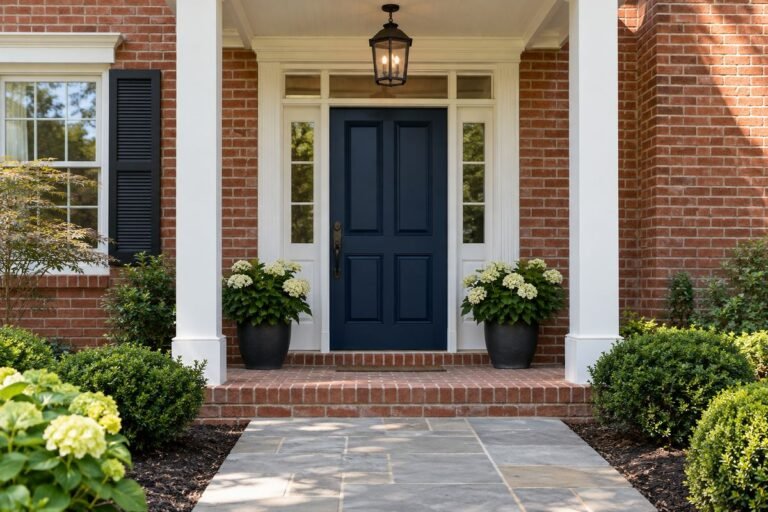 25 Front Door Colors to Coordinate with Brick, Siding and Trim